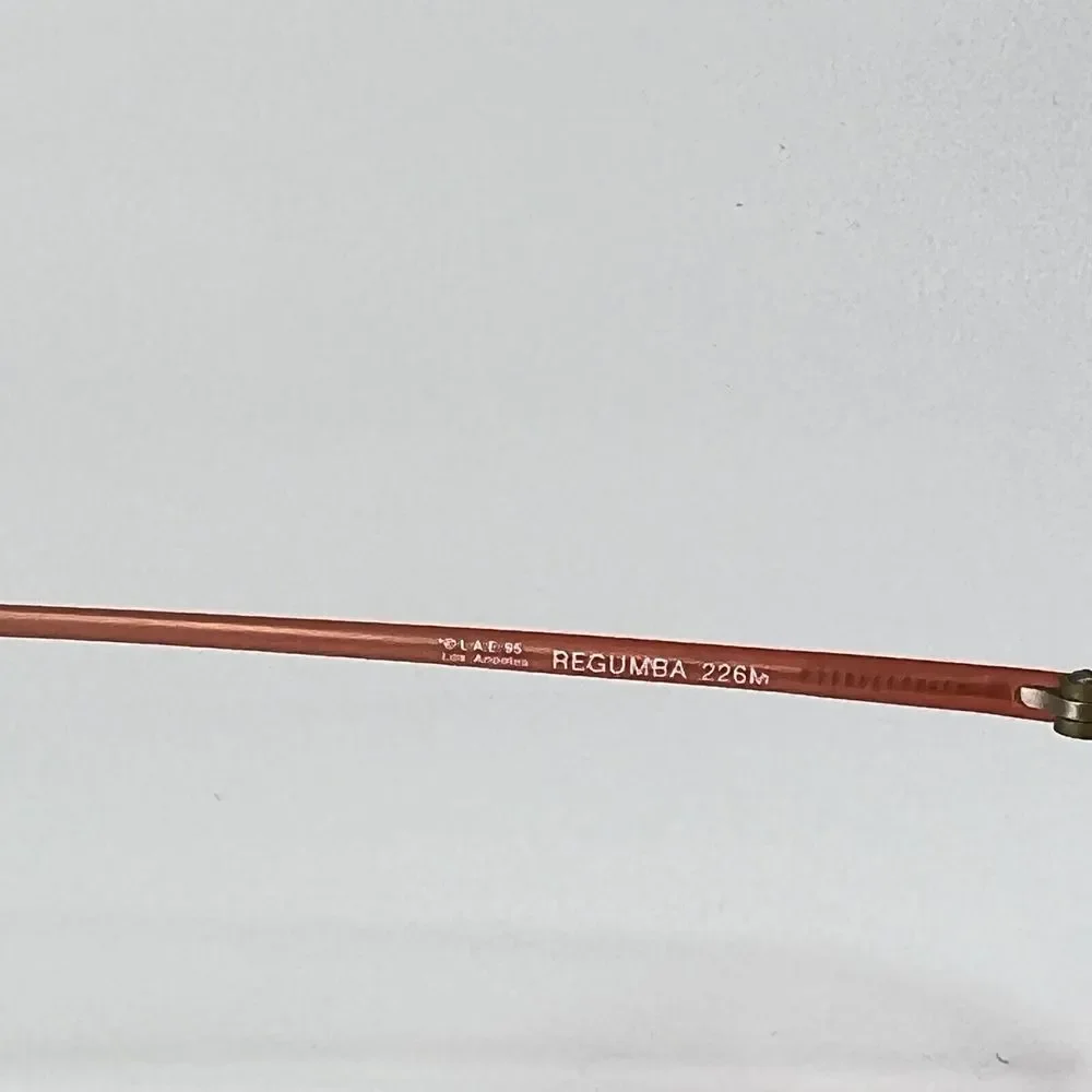 l.a.Eyeworks Eyeglasses REGUMBA 226M Orange Round Oval Frames 140 mm - Picture 4 of 9